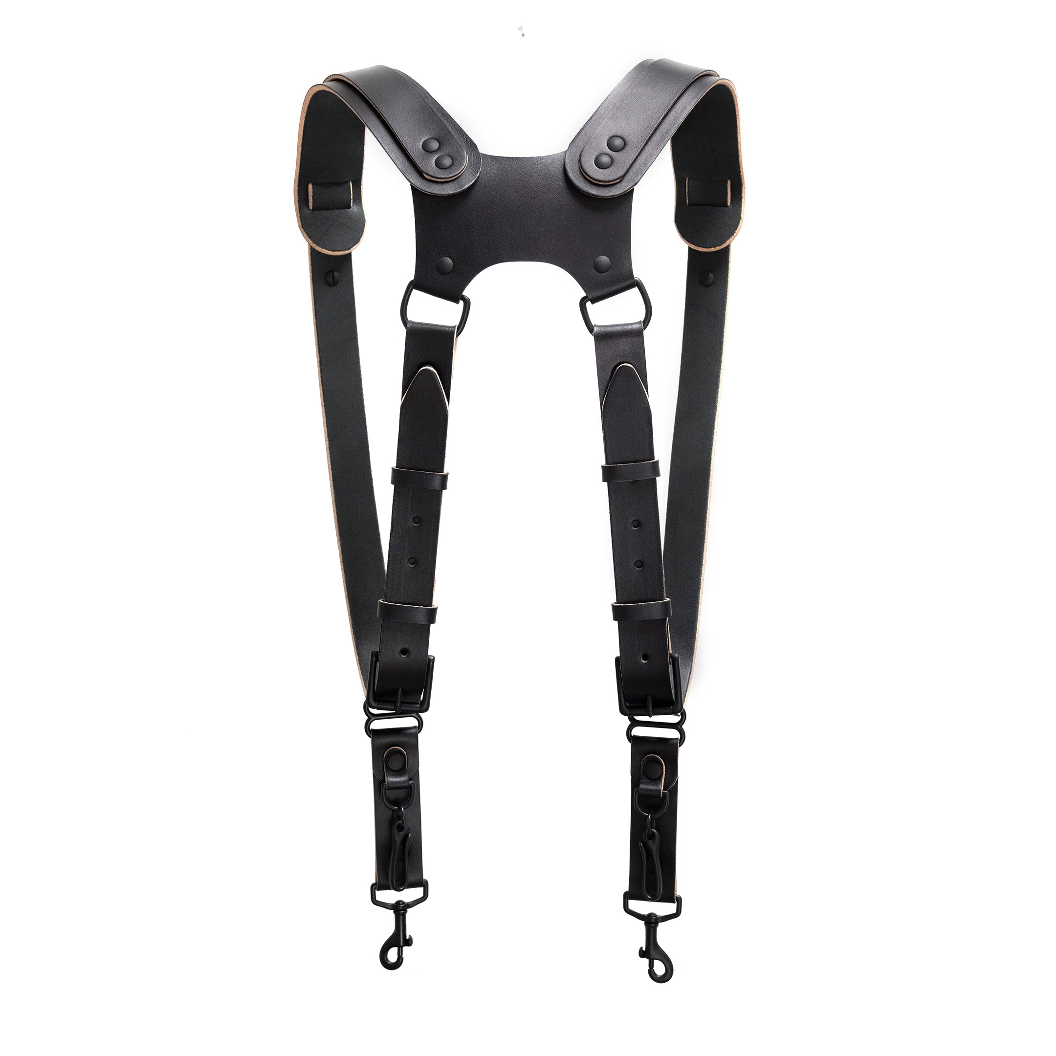Fab' F22 harness - Black leather - Size XS