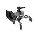 SHAPE Système de montage à l'épaule avec boîte mate et kit de mise au point de suivre pour Komodo rouge