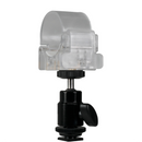 Nanlite Pavotube Clip en polycarbonate transparent et Mini Ball Head avec adaptateur de chaussures chaud