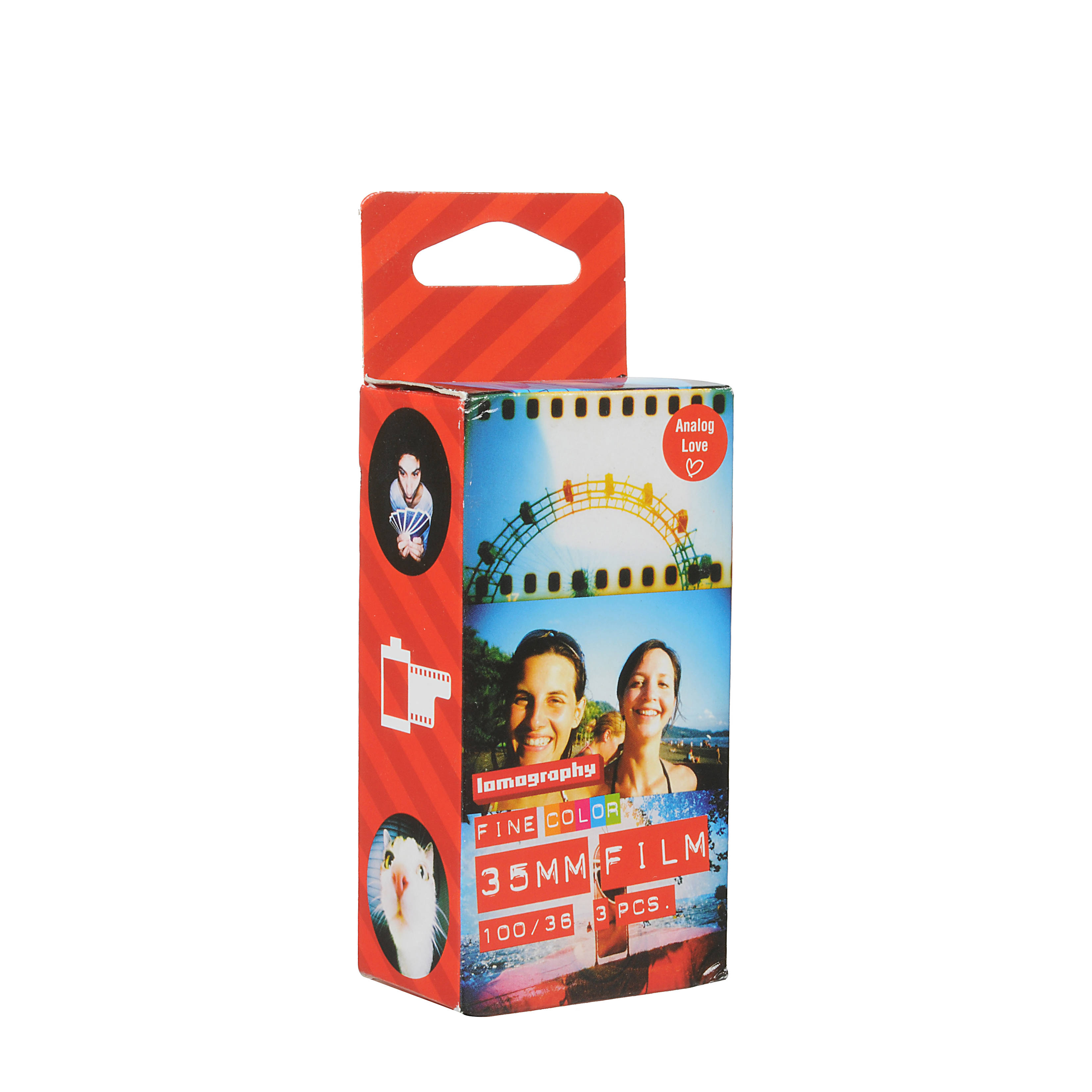 Lomography 100 Color Negative Film (Film Roll 35 mm, 36 expositions, 3 pack)