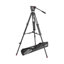 Sachtler Ace M Fluid Head avec en aluminium en 2 étapes trépied Et écarteur de niveau intermédiaire