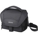 Sony LCS-U11 - Case for digital photo camera / camcorder - black