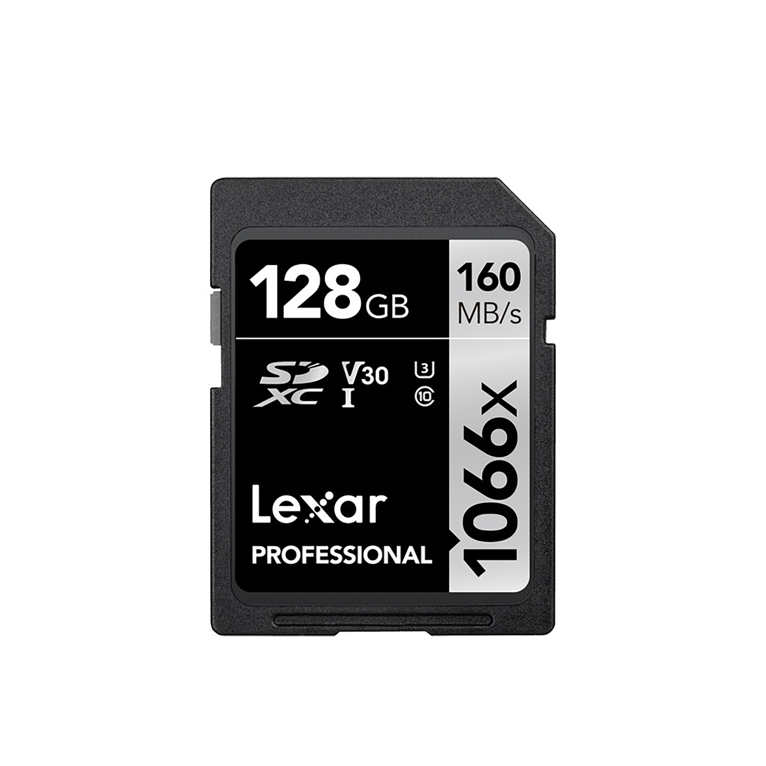 Lexar 128 Go Professional 1066x UHS-I SDXC Memory Carte (Silver Series)