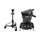 Miller System Arrowx7 combo live 30 piédestal - plage de charge utile de tête de fluide 6 kg - 25 kg (13,2 lb - 55 lb) 38,2 à 60,5 plage avec tête, 2 poignées de panoramique