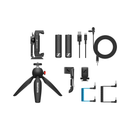 Sennheiser XSW-D Portable Lav Mobile Kit with Transmitter, Receiver, Lapel Mic, Mounts & Manfrotto PIXI Tabletop Stand