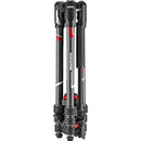 Manfrotto MVKBFRTC-LIVE Befree Carbon Fiber Video Tripod Kit with Fluid Head, M-Lock Twist Leg Locks
