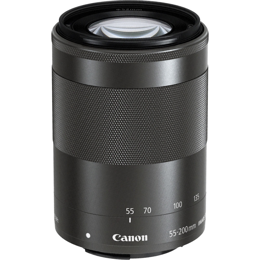 Canon EF-M 55-200mm f/4.5-6.3 IS STM Lens -Black