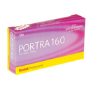Kodak Professional Portra 160 Color Negative Film 120 Roll Film, 5 Pack
