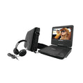 Sylvania SDVD7060-Combo 7-Inch Portable DVD Player Bundle with Matching Oversize Headphones and Deluxe Travel Bag