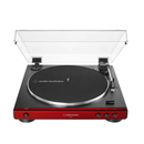 Audio-Technica Consumer AT-LP60X Stereo Turntable - Red & Black