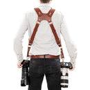 Fab' Harnais F22 - en cuir marron - standard de taille