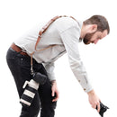 Fab' F22 harness - Brown leather - Size XL