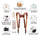 Fab' Harnais F22 - Cuir marron - Taille XS