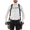 Fab' F22 harness - Black leather - Size XL