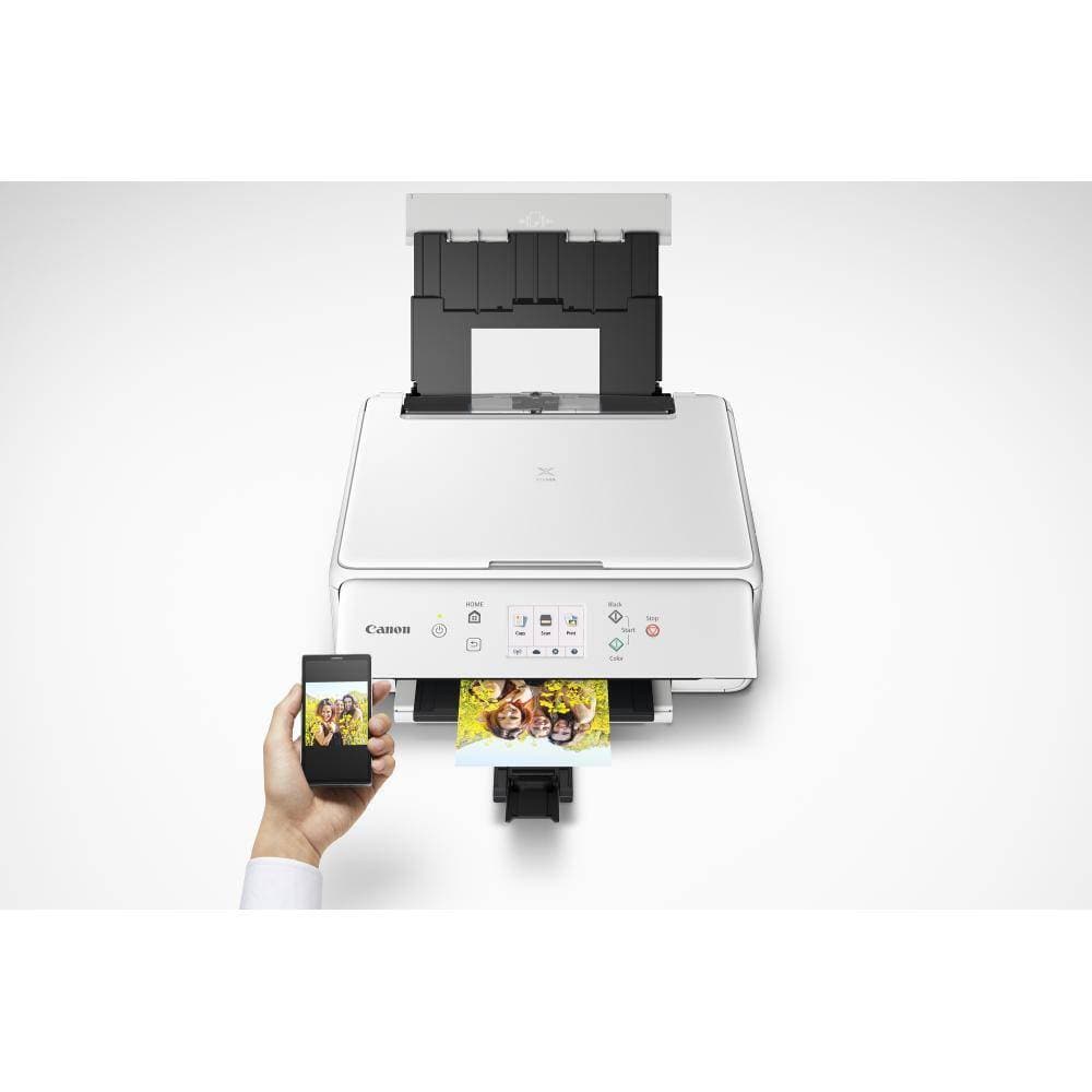 Canon Pixma TS6120 Imprimante à jet d'encre sans fil sans fil, blanc, blanc