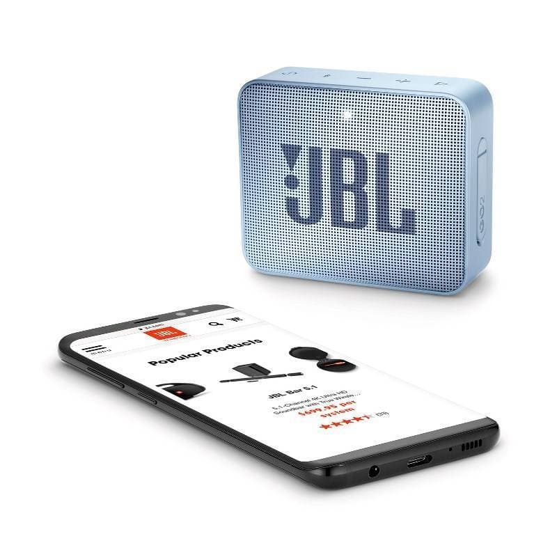 JBL Go 2 Portable Bluetooth Waterproof Speaker JBLGO2BLK 050036354288