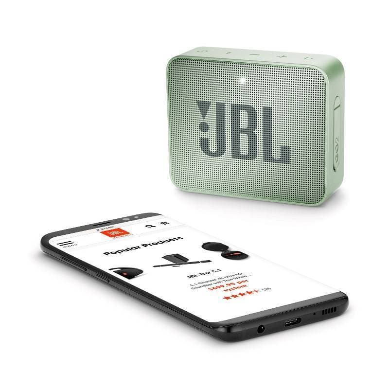 JBL Go 2 Portable Bluetooth Waterproof Speaker JBLGO2BLK 050036354288