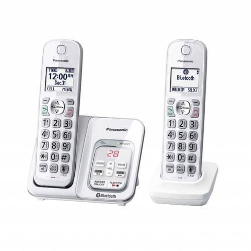 Panasonic KXTGD592W 2 handset Cordless phone - White