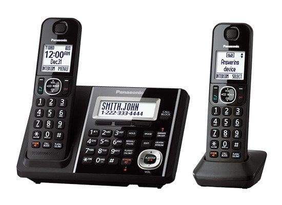 Panasonic KXTGF342B 2 handset cordless phone with base