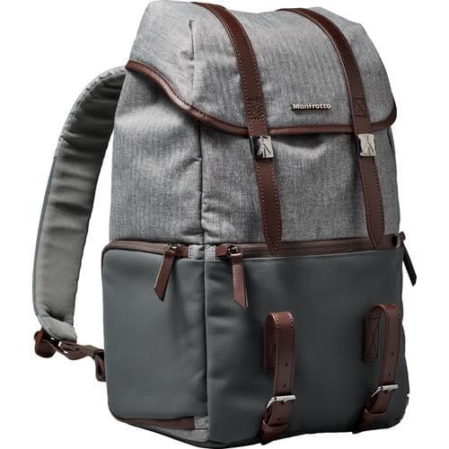 Manfrotto MB LF-WN-BP Windsor camera and laptop backpack for DSLR - grey