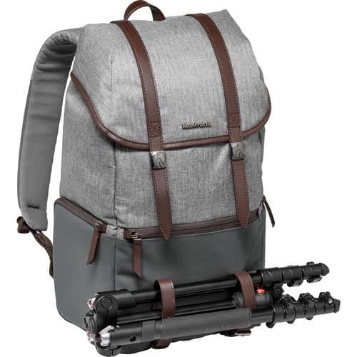Manfrotto MB LF-WN-BP Windsor camera and laptop backpack for DSLR - grey