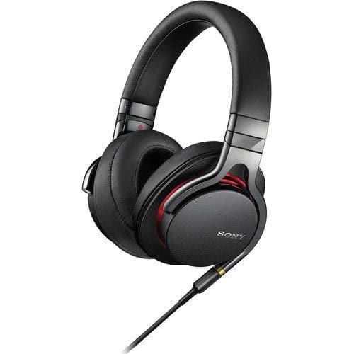 Sony MDR-1A - Headphones with mic - full size - 3.5 mm jack - black