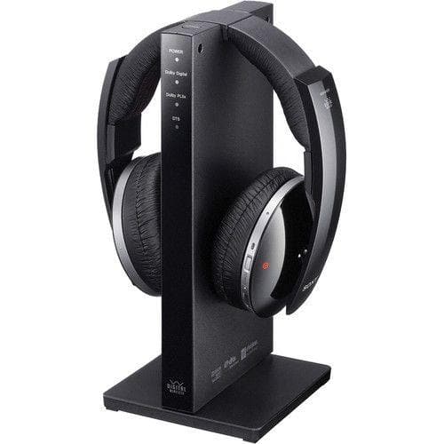 Sony MDR-DS6500 - Headphones - full size - wireless - radio - black - for XBR-55HX950, 55X900A, 65X900A, 65X950B, 85X950B