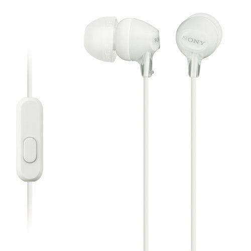 Sony MDR-EX110AP/W - EX Series - earphones with mic - in-ear - 3.5 mm jack - noise isolating - white