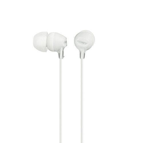 Sony MDR-EX15LP - EX Series - earphones - in-ear - 3.5 mm jack - white