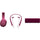 Sony MDR-EX750BT - Earphones with mic - in-ear - behind-the-neck mount - wireless - Bluetooth - NFC - bordeaux pink