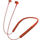 Sony MDR-EX750BT - Earphones with mic - in-ear - behind-the-neck mount - wireless - Bluetooth - NFC - cinnabar red