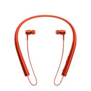 Sony MDR-EX750BT - Earphones with mic - in-ear - behind-the-neck mount - wireless - Bluetooth - NFC - cinnabar red