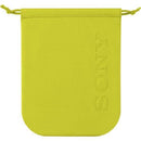 Sony MDR-EX750BT - Earphones with mic - in-ear - behind-the-neck mount - wireless - Bluetooth - NFC - lime yellow