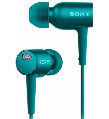 Sony MDR-EX750NA - Earphones with mic - in-ear - active noise canceling - 3.5 mm jack - viridian blue