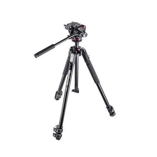 Manfrotto 190X3 ALUMINUM TRIPOD with 2W fluid head MHXPRO