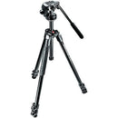 Manfrotto 290 EXTRA Aluminium 3-Section Tripod Kit  with Fluid Head