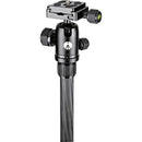 Manfrotto MKELES5CF-BH Element Traveler Carbon Fiber Tripod and Ball Head, Small-56.3"