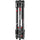 Vidéo de la fibre de carbone de la fibre de carbone de la fibre de carbone sans carbone trépied Kit avec tête fluide, masse de jambe de torsion M-Lock