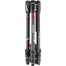 Manfrotto MVKBFRTC-LIVE Befree Carbon Fiber Video Tripod Kit with Fluid Head, M-Lock Twist Leg Locks