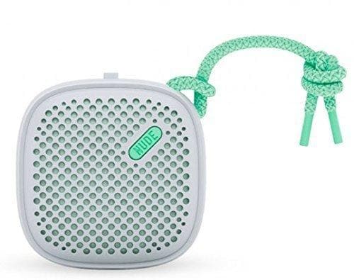 NudeAudio Move S Portable 3.5mm Universal Wired Speaker - Grey/Mint