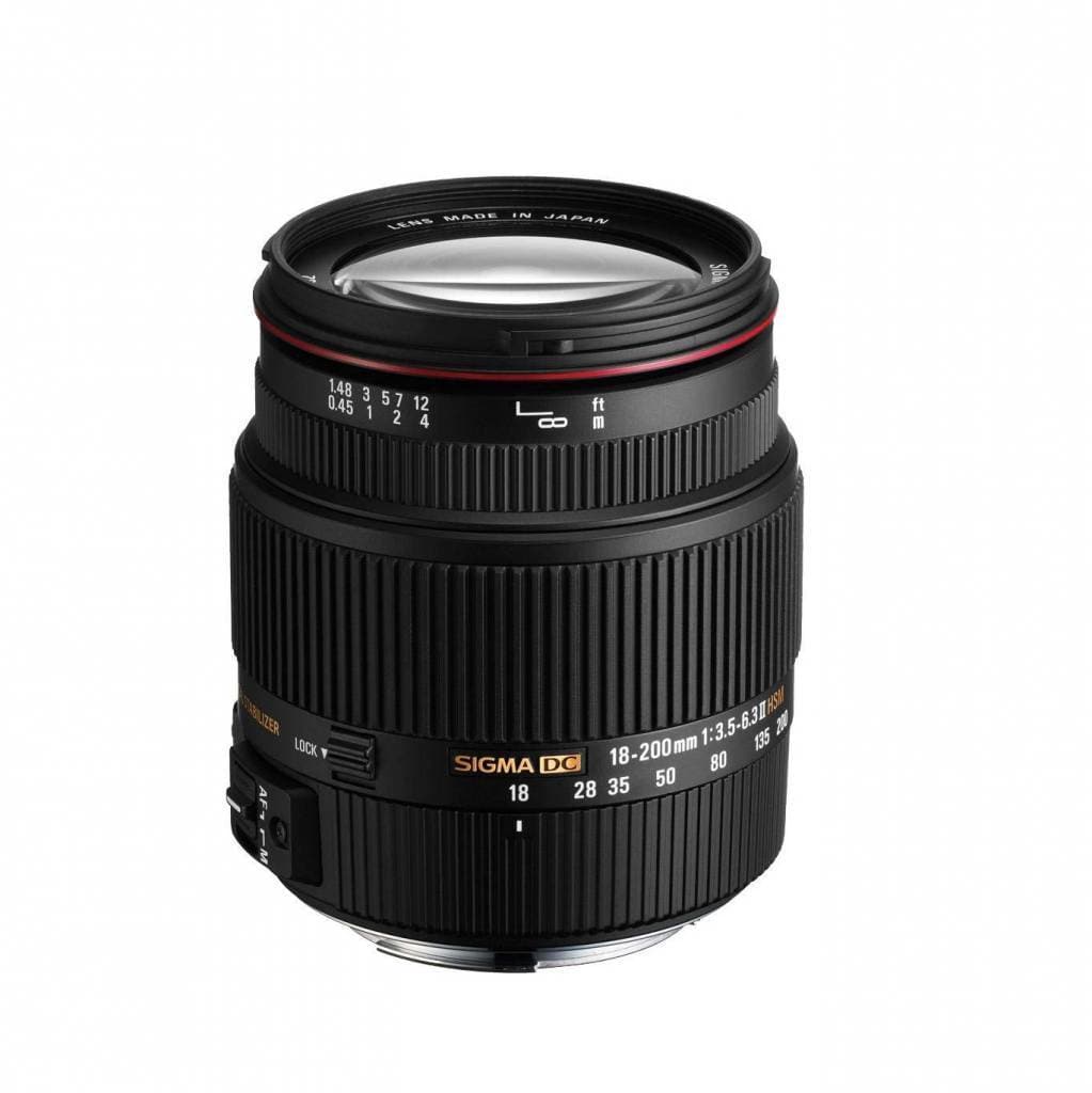 Sigma 18-200mm F3.5-6.3 II DC OS HSM Lens For canon