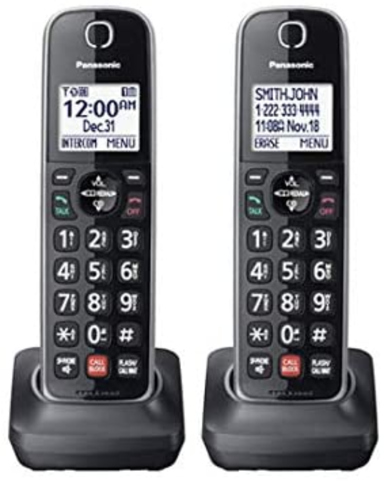 Panasonic  KXTGF872B - 2-Handset Digital Corded/Cordless Phone with Answering System