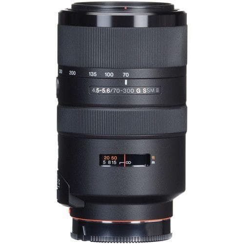 Sony SAL70300G2 - Telephoto zoom lens - 70 mm - 300 mm - f/4.5-5.6 G SSM II - Sony A-Mount