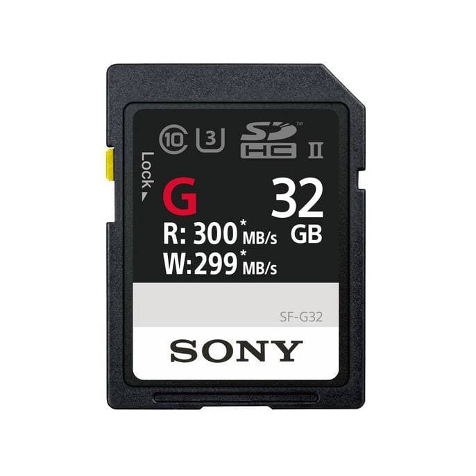 Sony 32GB SF-G Series SDXC UHS II Memory Card