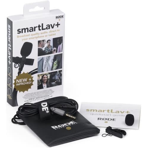 Rode SmartLav Plus Lavalier Condenser Microphone for Smartphones