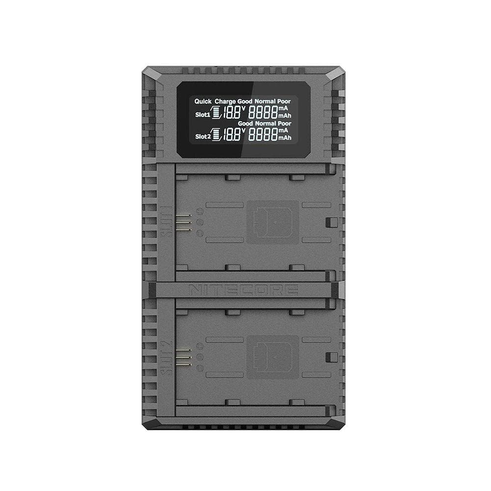 NITECORE USN4 Pro Digital Quickcharge 2.0 Chargeur de batterie USB pour la batterie Sony NP-FZ100