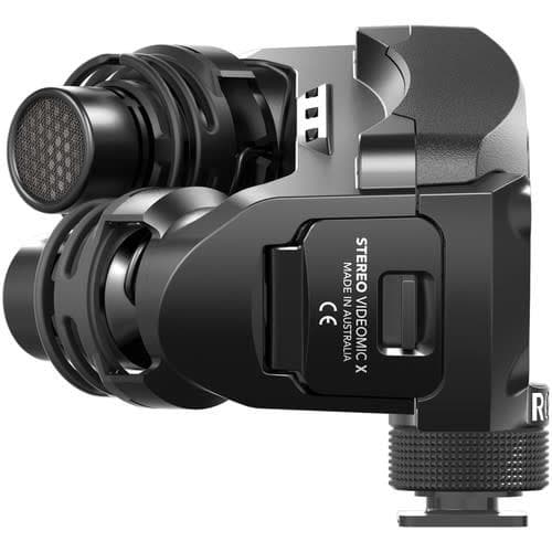 Rode stéréo Videomic x Microphone stéréo à la caméra de qualité diffusée