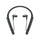 Écouteurs Sony Wi-1000X avec micro Mic -on - Annulation active du bruit