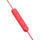 Sony WI-C300  wireless earphones with mic - Red