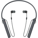 Sony WI-C400 - Earphones with mic - in-ear - behind-the-neck mount - Bluetooth - wireless - NFC